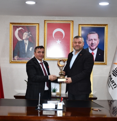 Tümkasderden Çorlu Ak Parti İlçe Başkanımız Sayın Ali İhsan ŞAHPAZ 'a Ziyaret