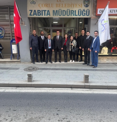 Tümkasderden Çorlu Zabıta Müdürü Sayın Birol UÇAR 'a Ziyaret